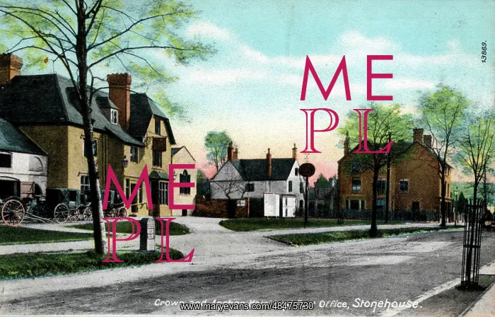 : Crown & Anchor Hotel and Post Office, Stonehouse, Glos : Crown & Anchor Hotel and Post Office, Stonehouse, Glos