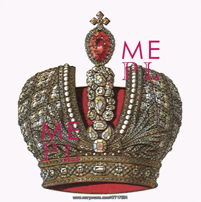  : Crown with Cross Clechee