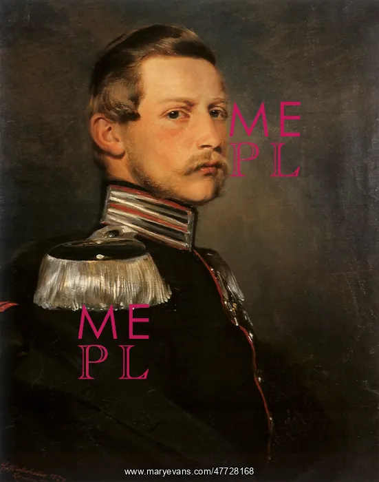 : Crown Prince Friedrich Wilhelm of Prussia, by Winterhalter : Crown Prince Friedrich Wilhelm of Prussia, by Winterhalter