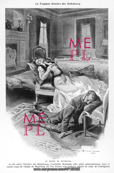: Crown Prince and mistress, suicide at Mayerling : Crown Prince and mistress, suicide at Mayerling