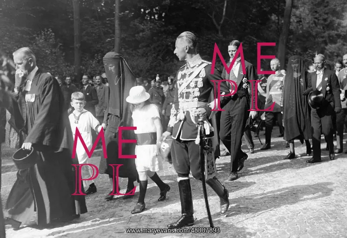: Crown Prince Wilhelm of Prussia at the funeral : Crown Prince Wilhelm of Prussia at the funeral