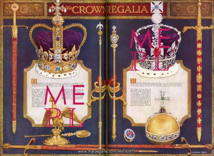 : The Crown Regalia - 1953 Coronation : The Crown Regalia - 1953 Coronation