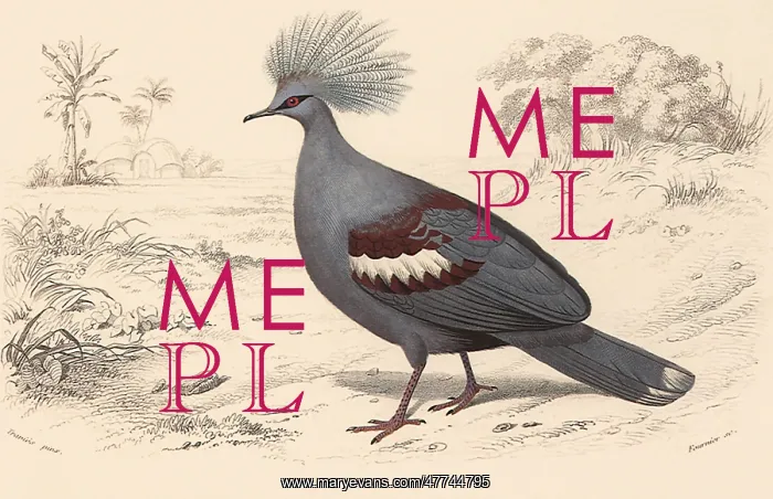  : Crowned Pigeon (Columba coronata)