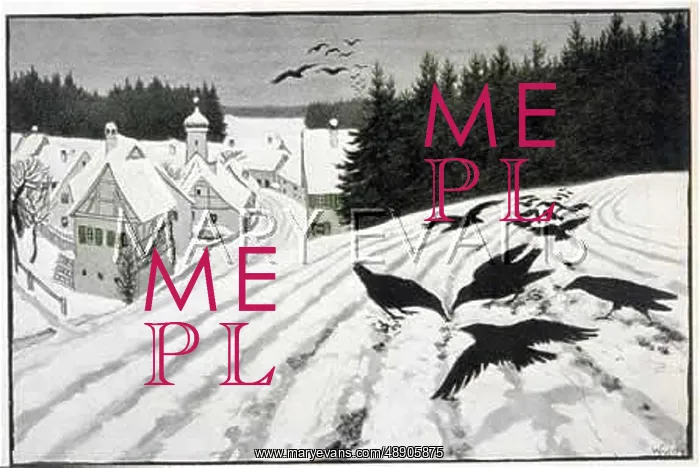  : CROWS IN THE SNOW