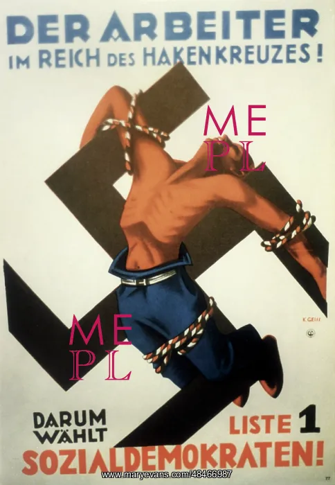  : CRUCIFIX / SWASTIKA POSTER