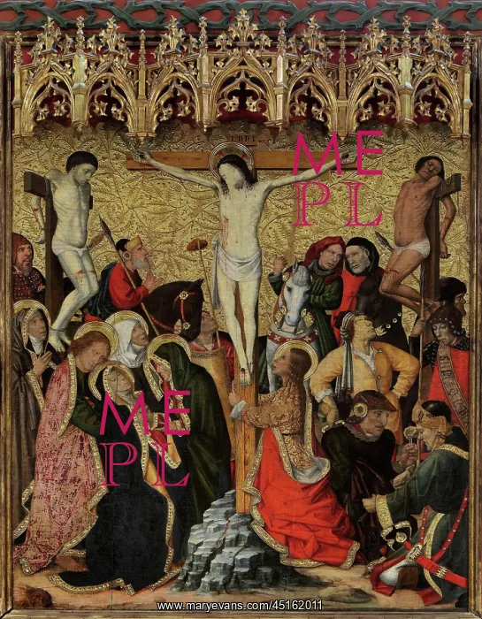 : Crucifixion, Altarpiece of the Constable, Royal : Crucifixion, Altarpiece of the Constable, Royal