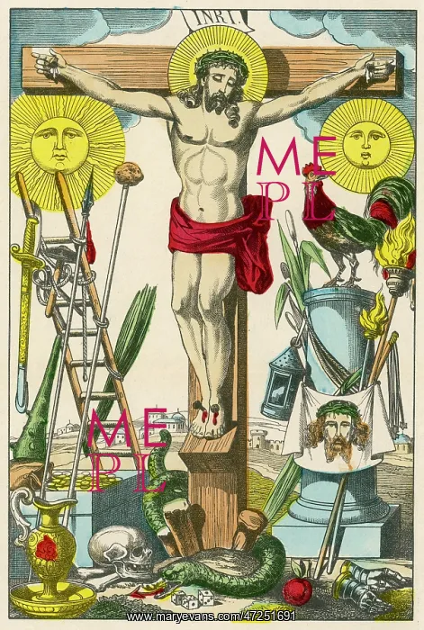 : CRUCIFIXION & ATTRIBUTES : CRUCIFIXION & ATTRIBUTES
