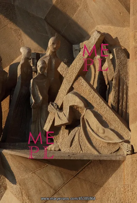 : Crucifixion group, Passion facade, La Sagrada : Crucifixion group, Passion facade, La Sagrada