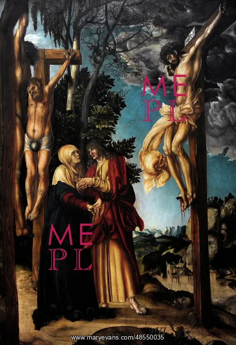 : Crucifixion by Lucas Cranach the Elder : Crucifixion by Lucas Cranach the Elder