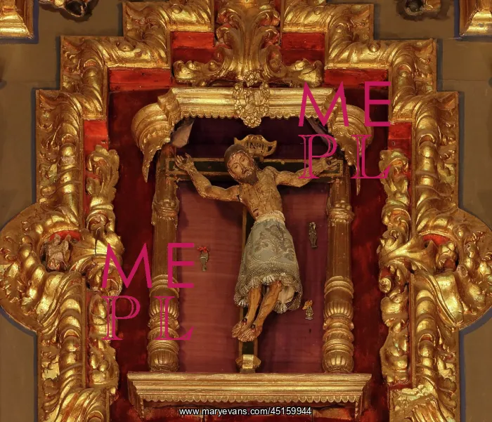 : Crucifixion sculpture, Museum of St John of the : Crucifixion sculpture, Museum of St John of the