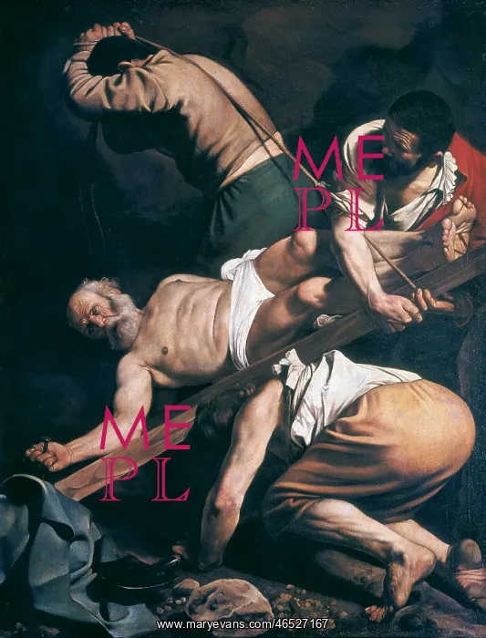 : The Crucifixion of St Peter, by Caravaggio : The Crucifixion of St Peter, by Caravaggio