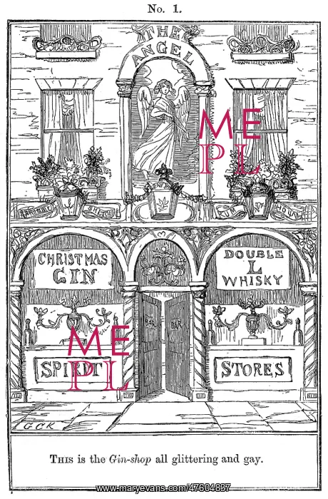 : Cruikshank, The Gin Shop, plate 1 : Cruikshank, The Gin Shop, plate 1