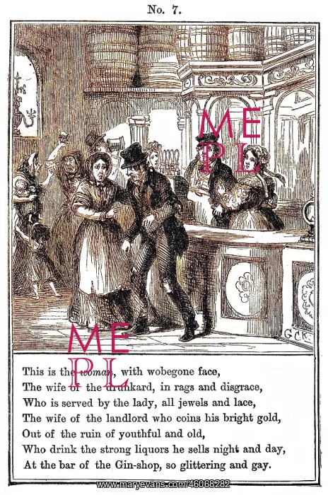 : Cruikshank, The Gin Shop, plate 7 : Cruikshank, The Gin Shop, plate 7