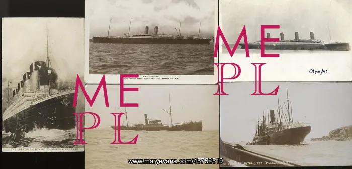 : Cruise liners - five postcards : Cruise liners - five postcards