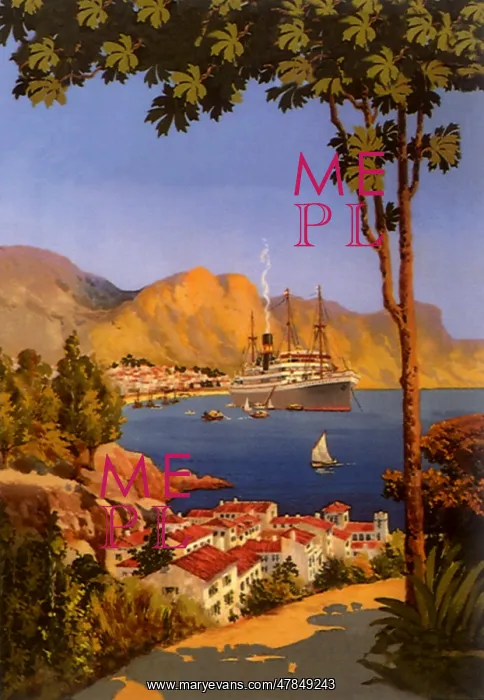  : Cruise Ship in Cove