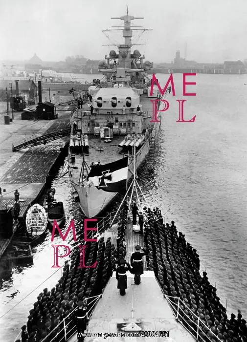 : Cruiser Emden and armored ship Germany, 1933 : Cruiser Emden and armored ship Germany, 1933