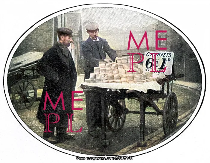 : The crumpet man 1900 : The crumpet man 1900