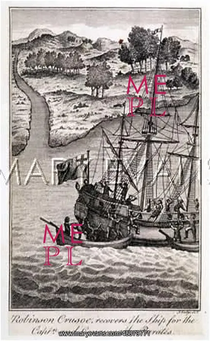 : CRUSOE DEFEATS PIRATES : CRUSOE DEFEATS PIRATES