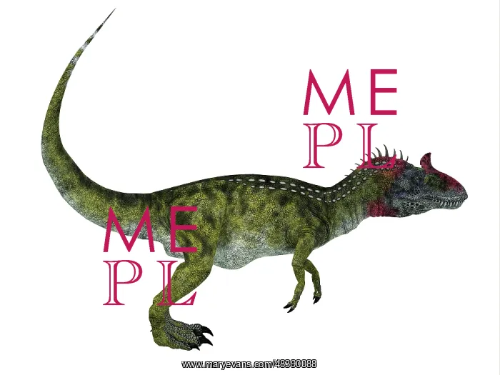 : Cryolophosaurus dinosaur, white background : Cryolophosaurus dinosaur, white background