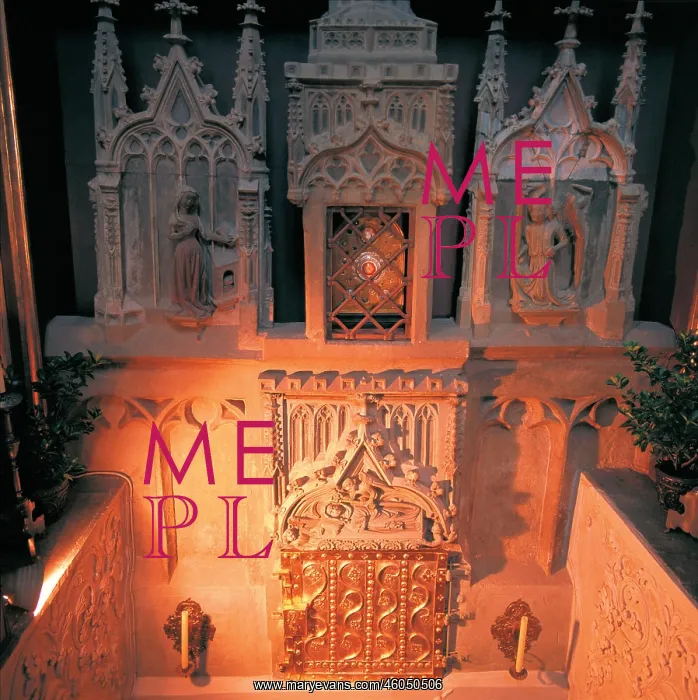 : Crypt with the bones of the Holy Walburga : Crypt with the bones of the Holy Walburga