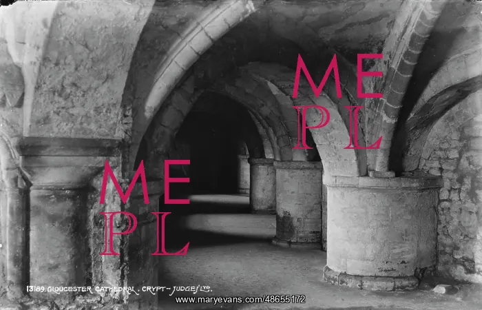 : Crypt of Gloucester Cathedral : Crypt of Gloucester Cathedral