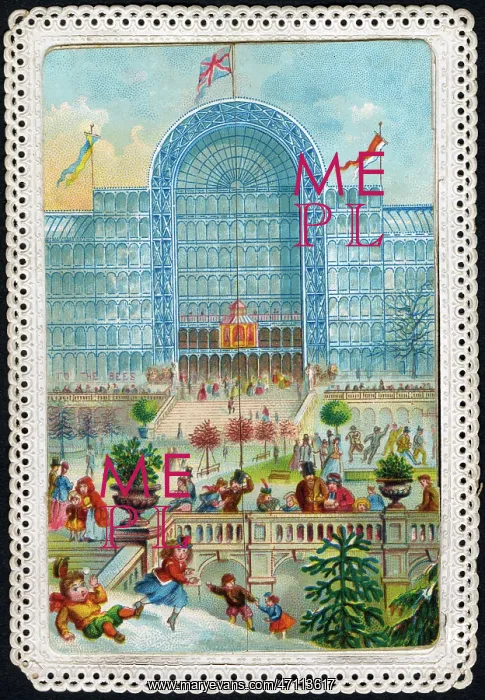  : Crystal Palace with snow scene