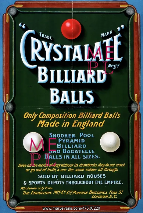  : Crystalate Billiard Balls