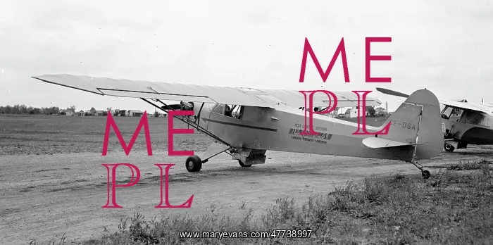 : Cub Aircraft Corporation of Hamilton, J3, Piper Cub, CF-DSA : Cub Aircraft Corporation of Hamilton, J3, Piper Cub, CF-DSA