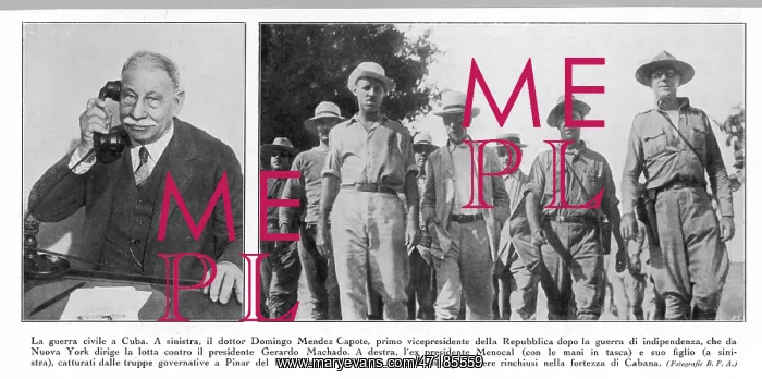 : CUBA / CIVIL WAR 1931 : CUBA / CIVIL WAR 1931