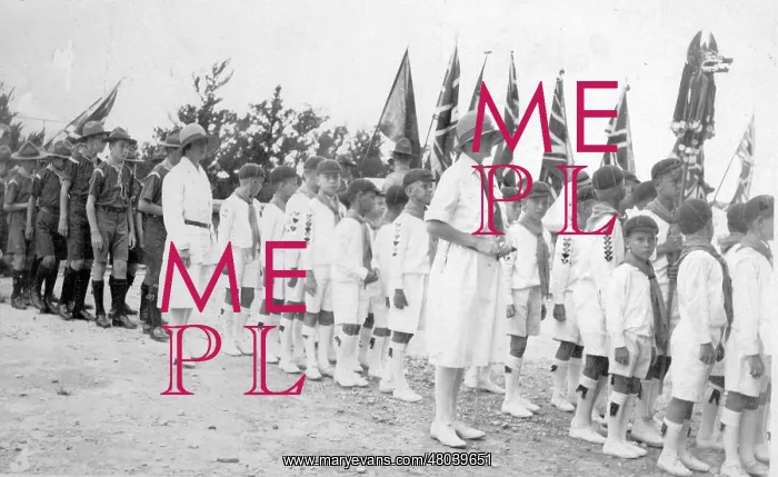 : Cubs and scouts on church parade, Bermuda : Cubs and scouts on church parade, Bermuda
