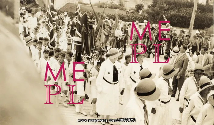 : Cubs and scouts on church parade, Bermuda : Cubs and scouts on church parade, Bermuda