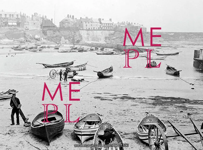  : Cullercoats beach, Victorian period
