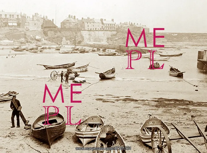  : Cullercoats beach, Victorian period