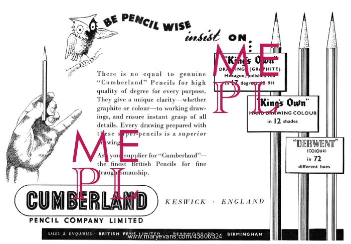 : Cumberland Draughtsmens Pencils : Cumberland Draughtsmens Pencils