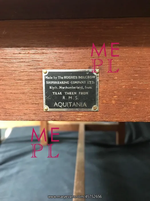: Cunard Line, table from RMS Aquitania : Cunard Line, table from RMS Aquitania
