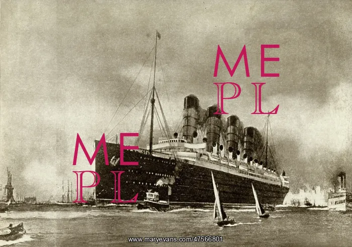 : Cunard Liner Lusitania 1915 : Cunard Liner Lusitania 1915