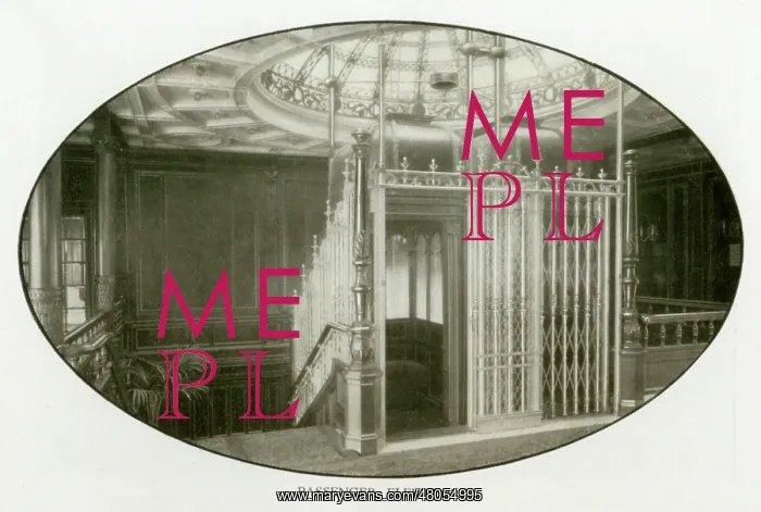  : The Cunard Liner RMS Mauretania - Passenger Elevators