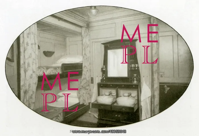 : The Cunard Liner RMS Mauretania - Second Class State Room : The Cunard Liner RMS Mauretania - Second Class State Room