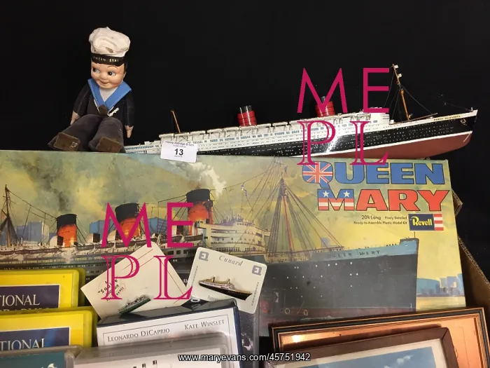 : Cunard Ocean Liners - collection of items : Cunard Ocean Liners - collection of items