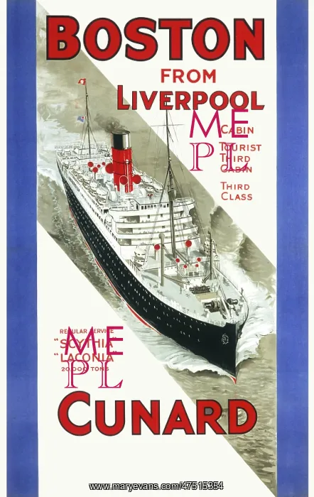 : Cunard Poster : Cunard Poster