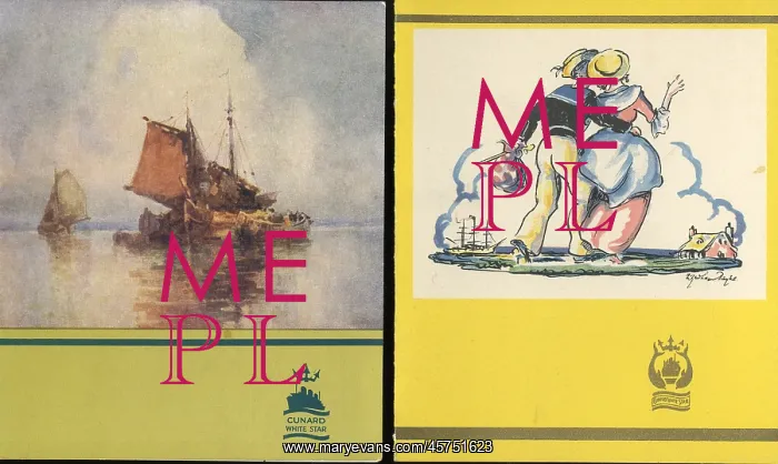  : Cunard White Star - two brochures