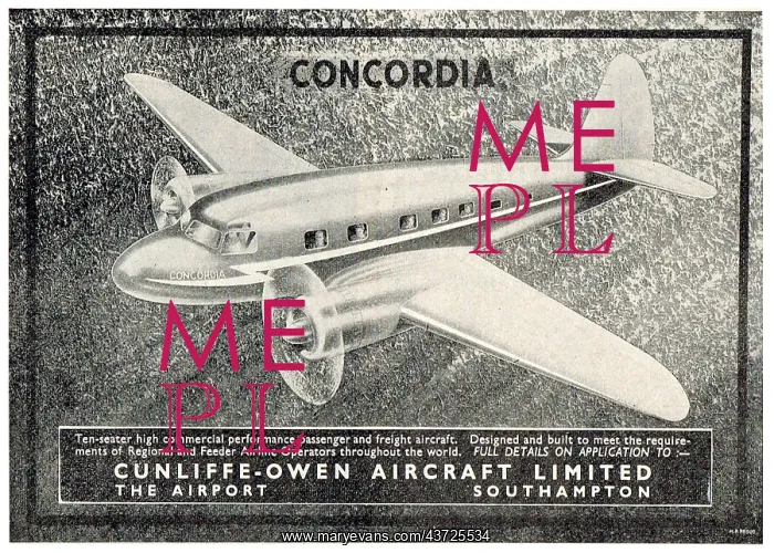 : Cunliffe-Owen Concordia : Cunliffe-Owen Concordia