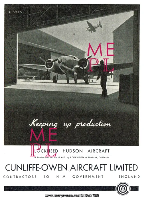 : Cunliffe-Owen - Lockheed Hudson : Cunliffe-Owen - Lockheed Hudson