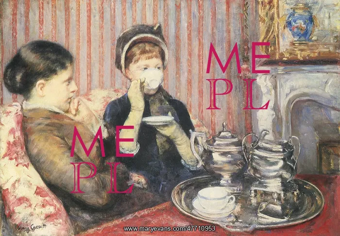 : Cup of Tea, by Cassatt