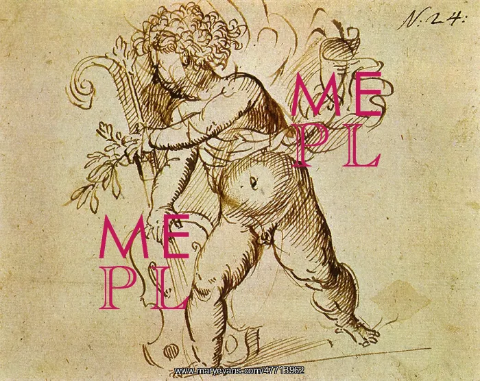 : Cupid and Violin, by Titian