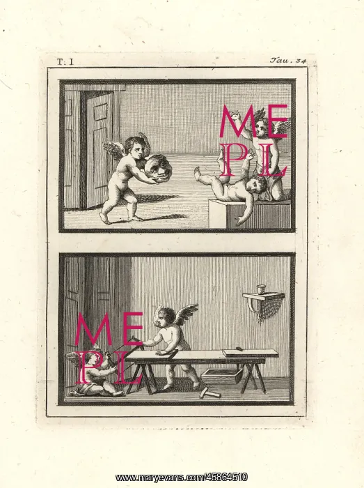  : Cupids or genii playing games