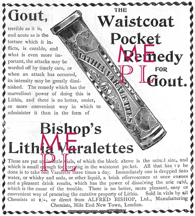 : A CURE FOR GOUT
