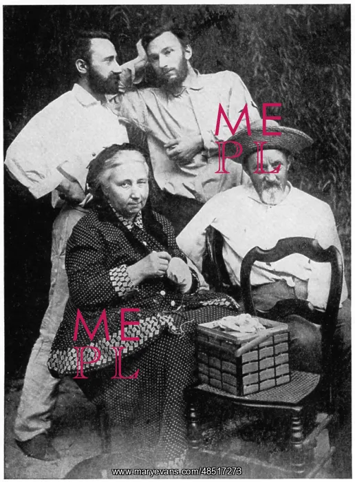 : The Curie family. Left to right standing, Jacques : The Curie family. Left to right standing, Jacques