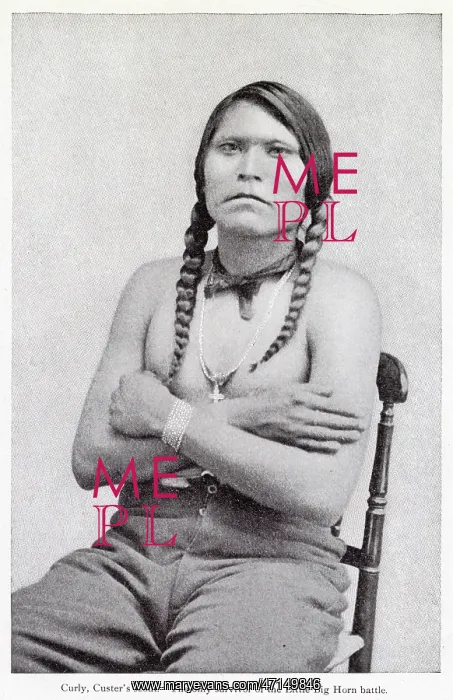 : Curly, scout to General Custer : Curly, scout to General Custer