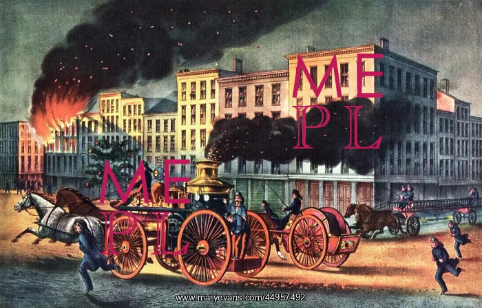 : Currier and Ives Lithograph Engraving of the Life : Currier and Ives Lithograph Engraving of the Life